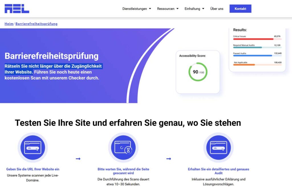 Werkzeug zur Barrierefreiheitspruefung